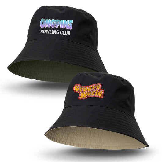 Branded Ripstop Reversable Bucket Hats
